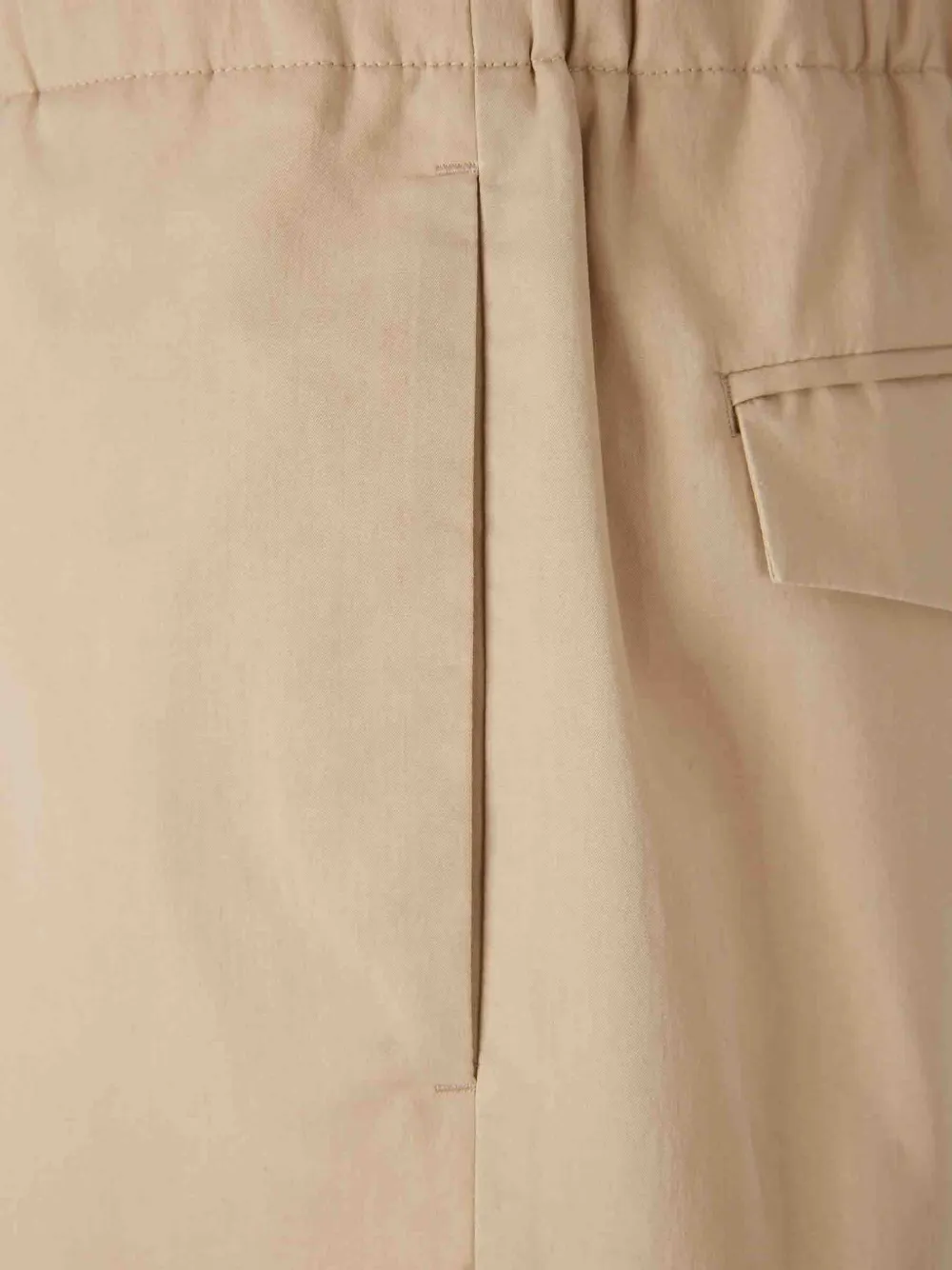 Lardini Broek met elastische taille Beige