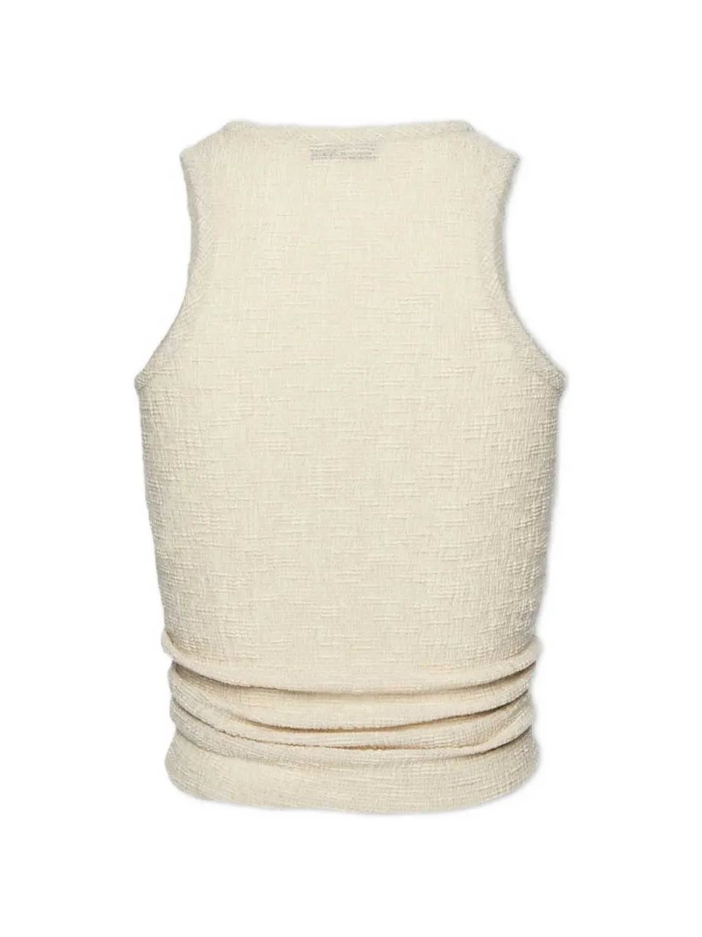 Crepe Knotted Tank Top