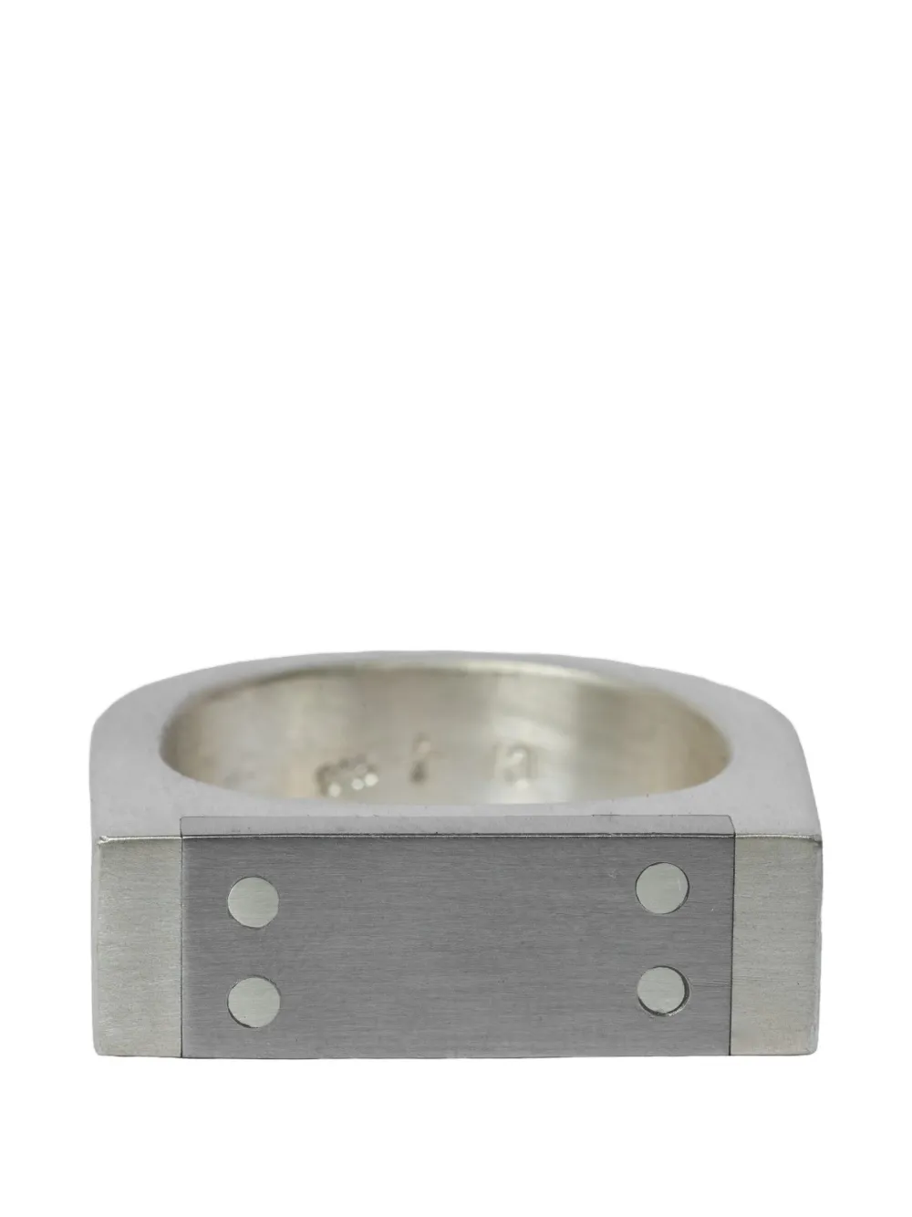 Parts of Four Plate ring - Argento