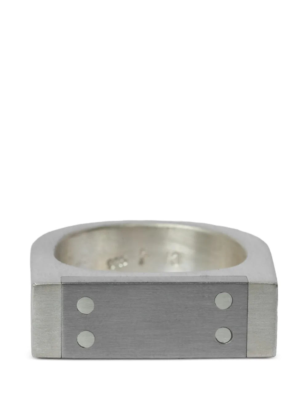 Parts of Four Plate ring - Argento