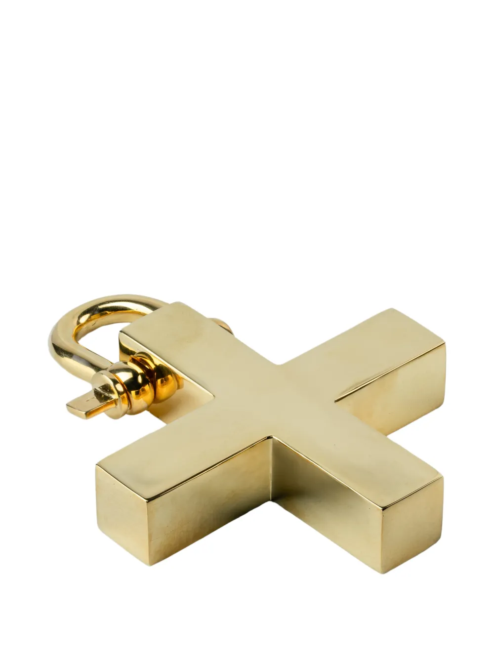 Parts of Four plus cross-shaped charm - Oro