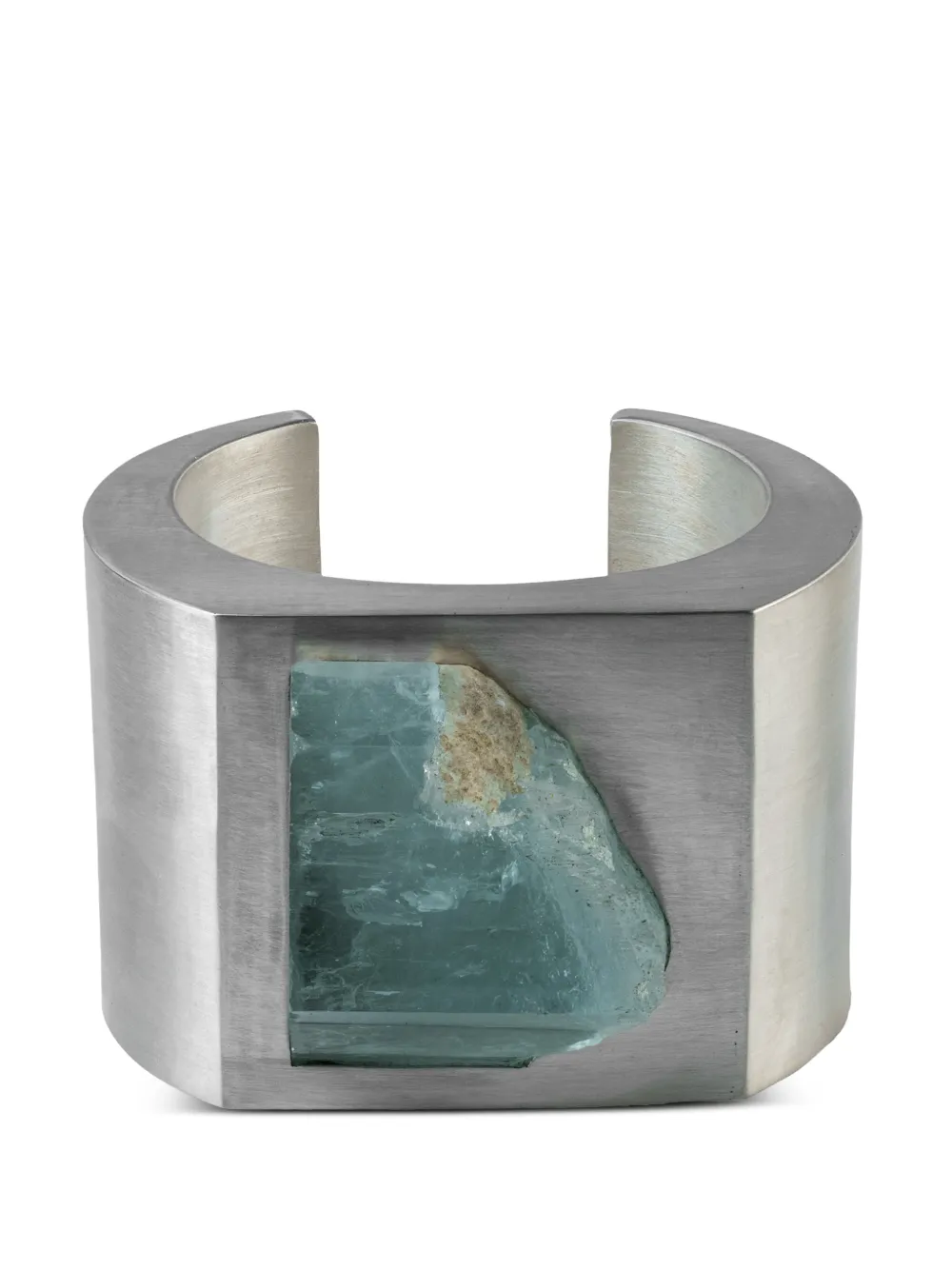 Parts of Four Crescent Plane aquamarine bracelet - Silver