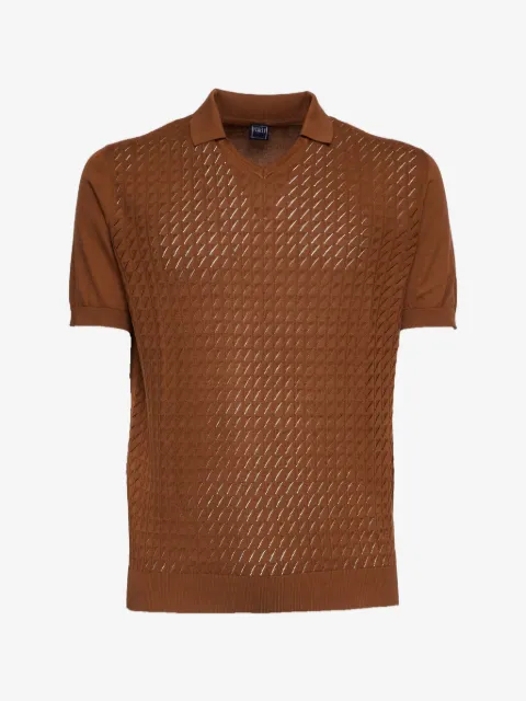 Fedeli t-shirt texturé Felipe Giza à col v