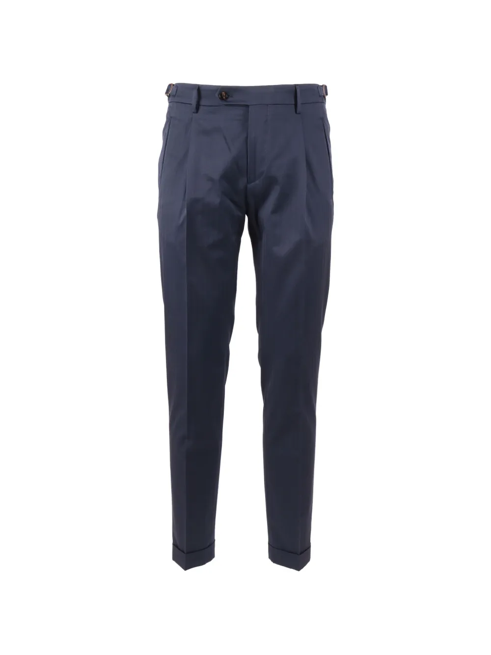 Berwich Retrolong herringbone tailored trousers - Blu