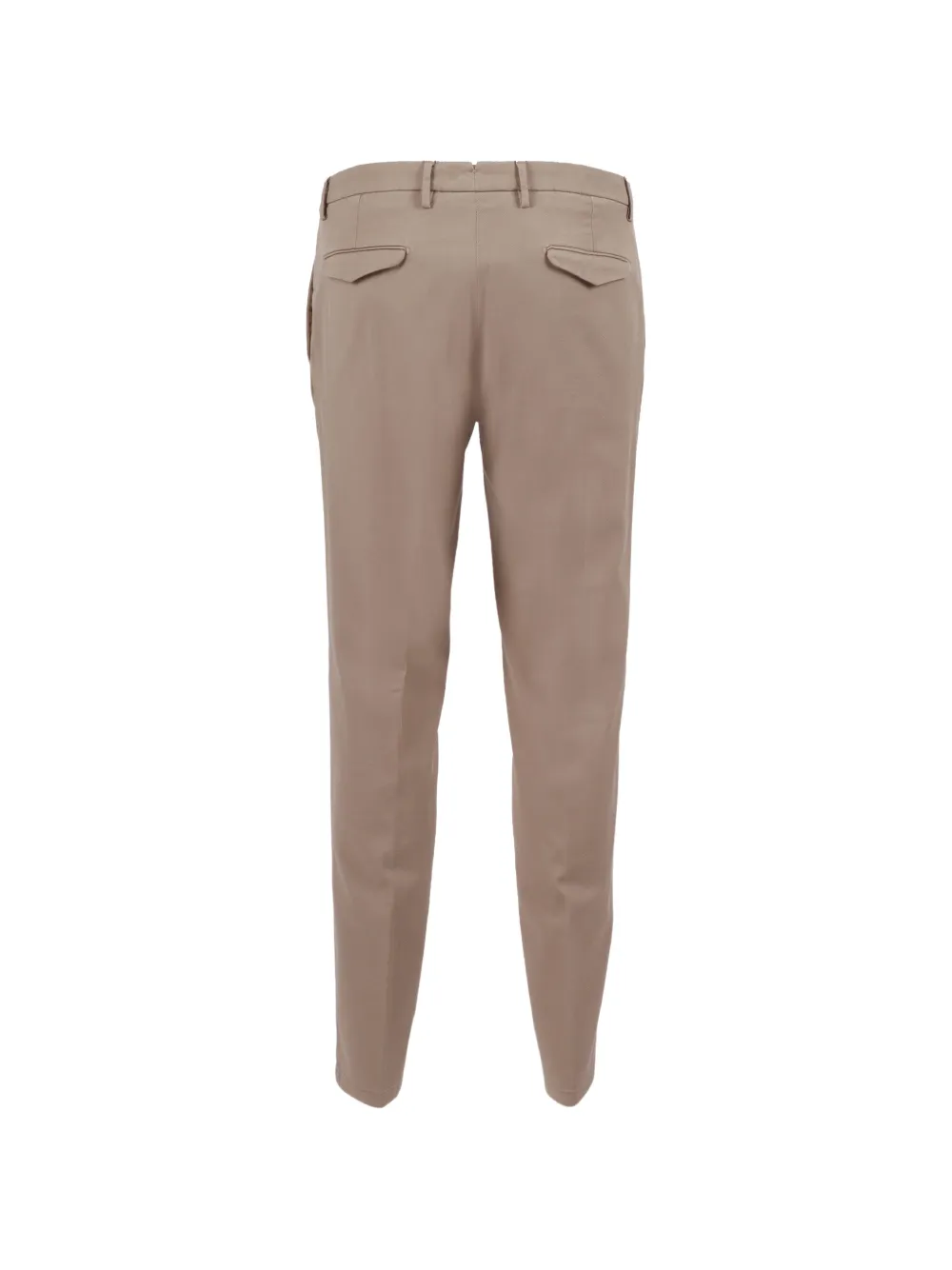 Briglia 1949 Broek met toelopende pijpen en geplooide voorkant Bruin