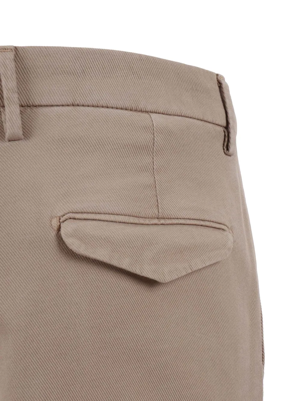 Briglia 1949 Broek met toelopende pijpen en geplooide voorkant Bruin