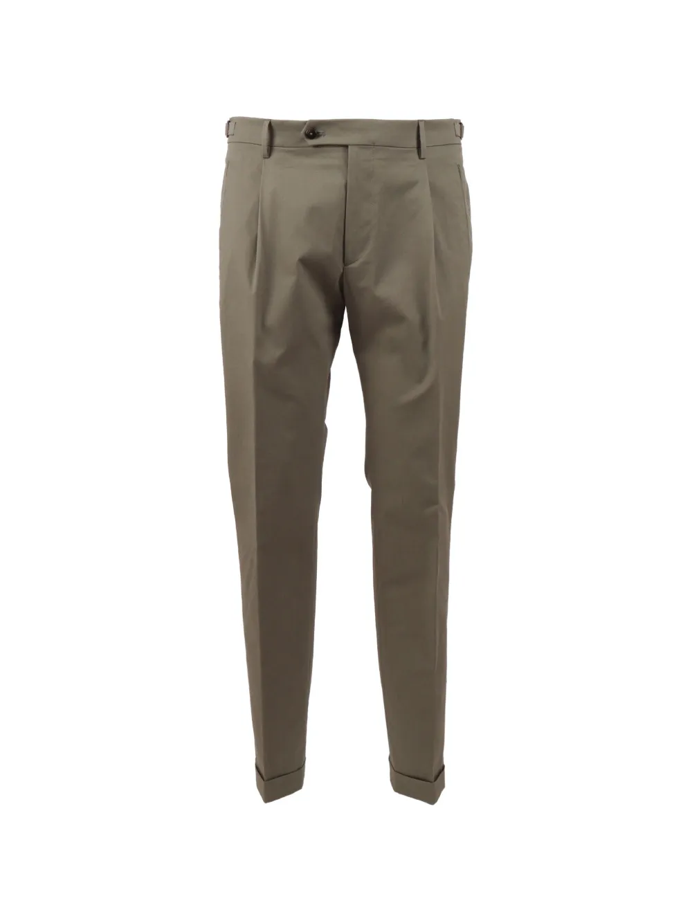 Berwich Retrolong pleated trousers - Verde