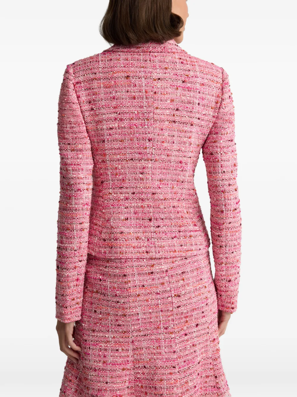 Rosa Notched-Collar Tweed Jacket