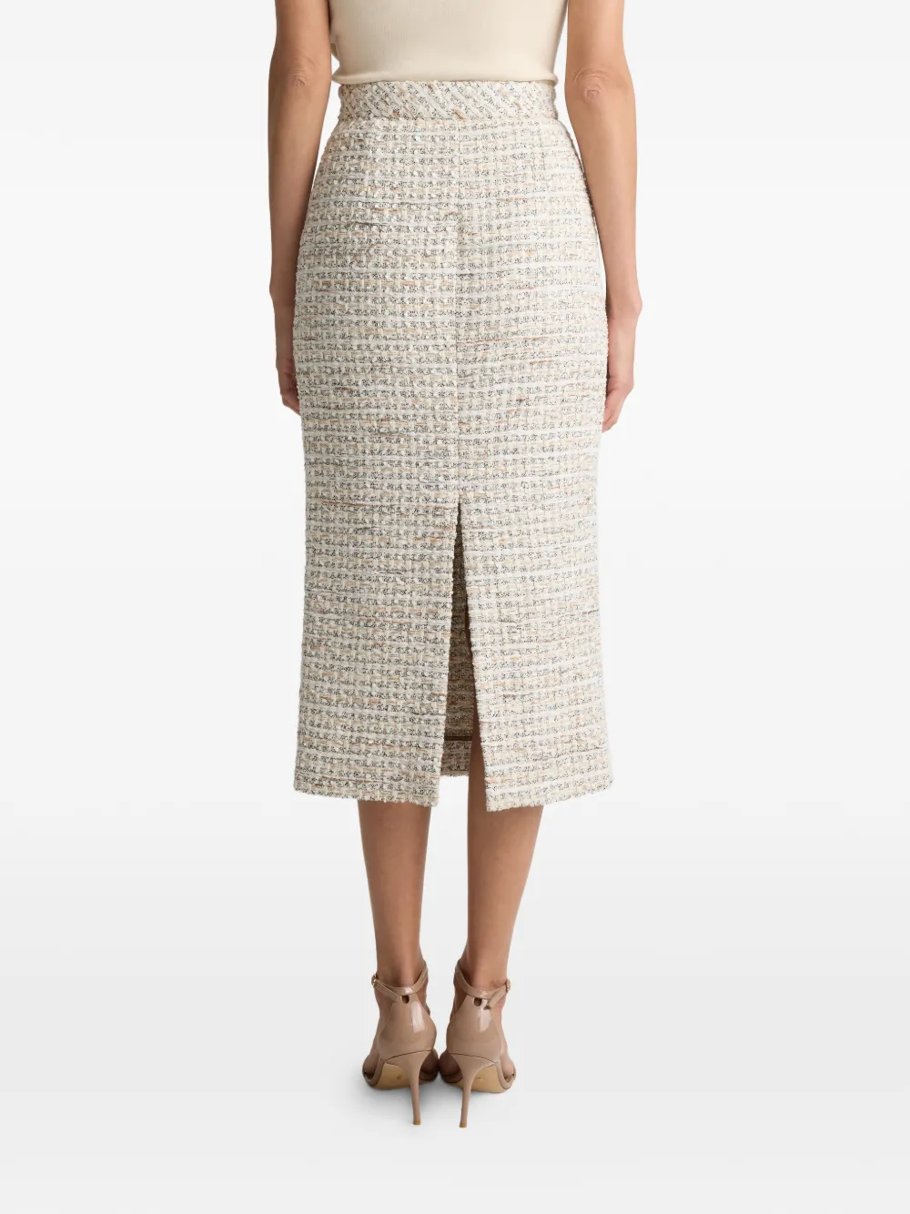 St. John Azure tweed rok Beige