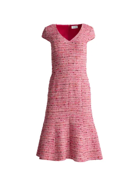 St. John Marcy cap-sleeves dress