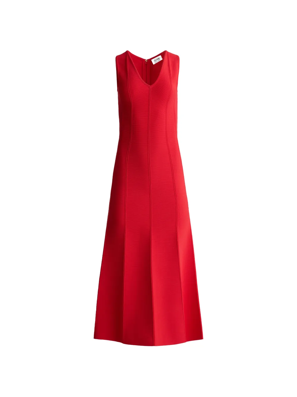 St. John knit sleeveless midi dress - Rosso