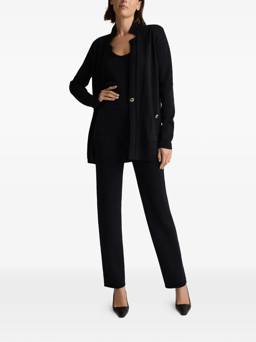  St. John Legacy Knit Jacket - Black 