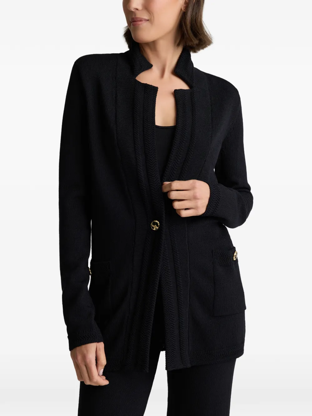  St. John Legacy Knit Jacket - Black 
