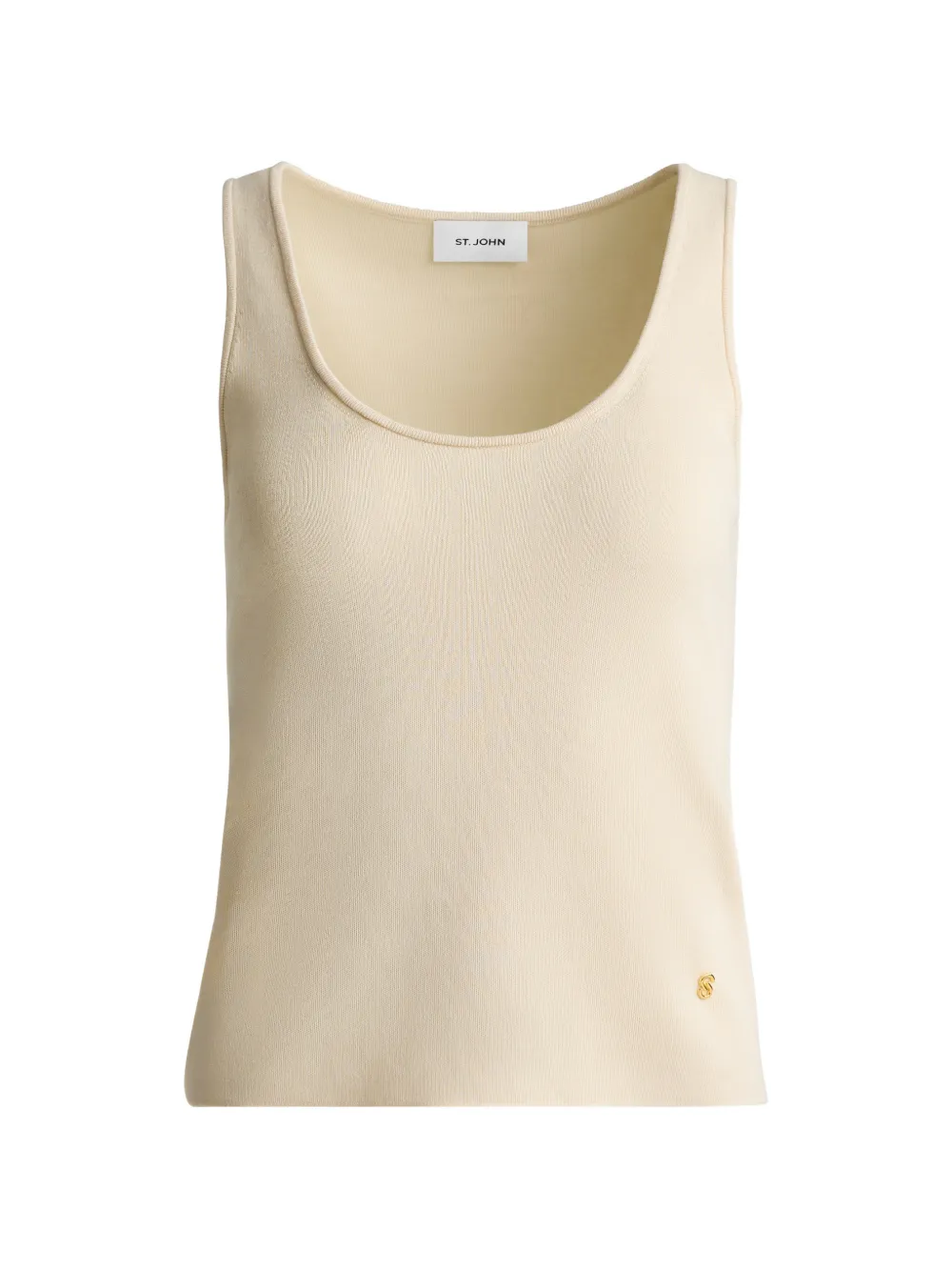 St. John silk knit tank top - Toni neutri