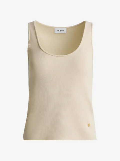St. John silk knit tank top