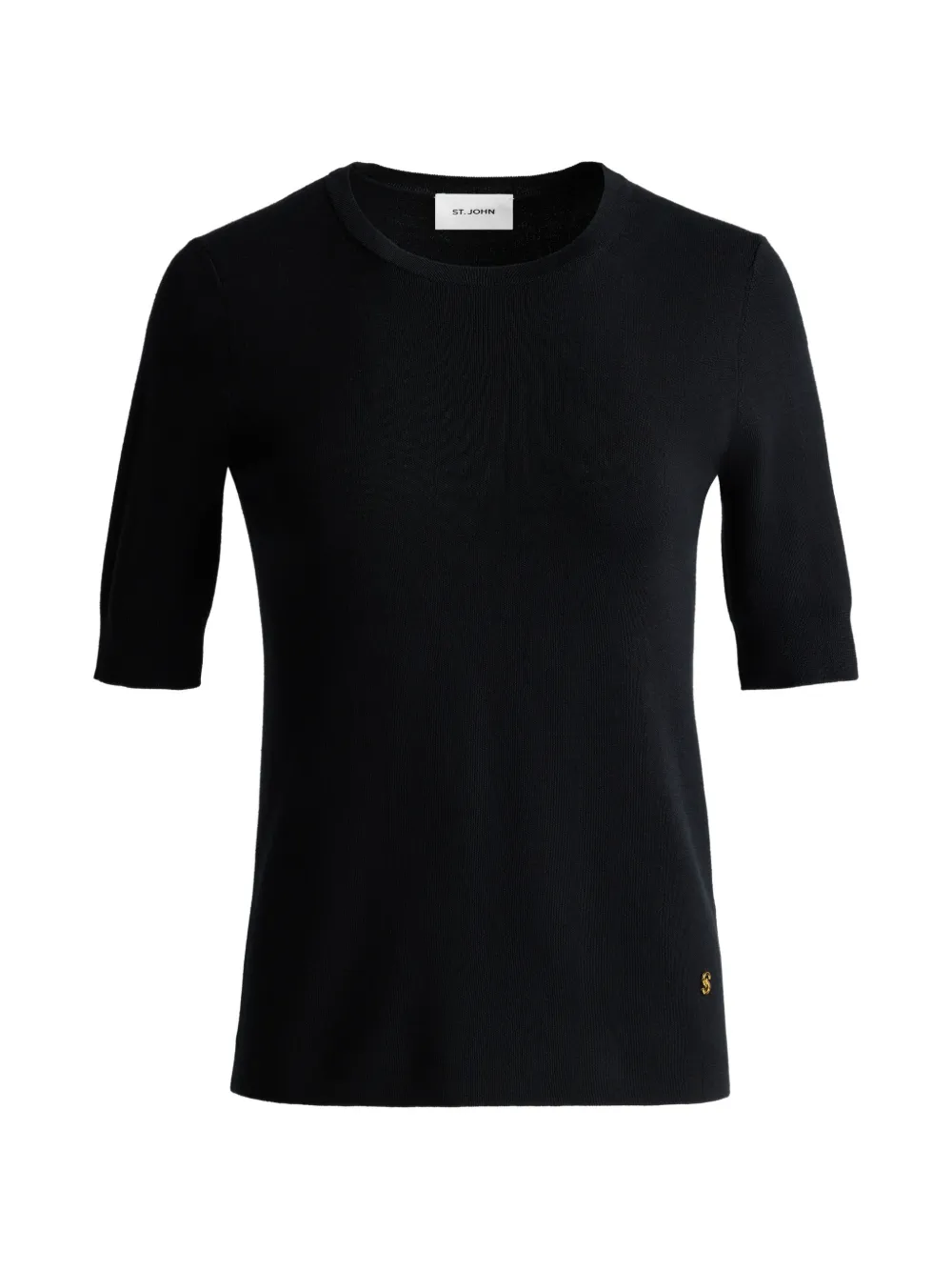 St. John short sleeve cotton T-shirt - Nero