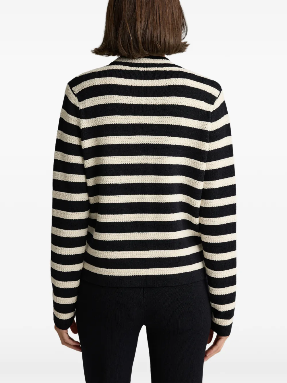 Stripe Knit Cardigan