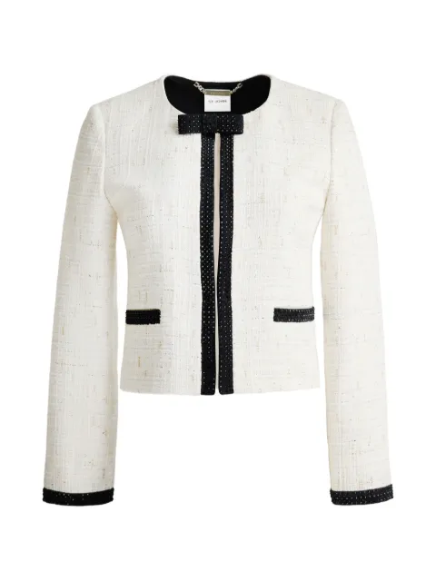 St. John tweed appliqué jacket