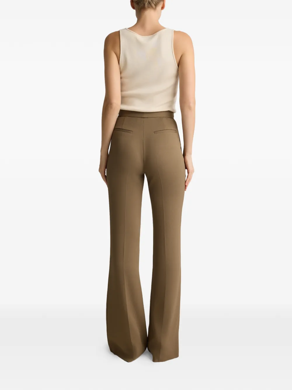  St. John Pantaloni Elasticizzati - Marrone 