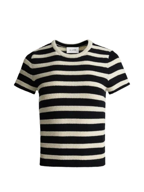 St. John breton stripe knit T-shirt