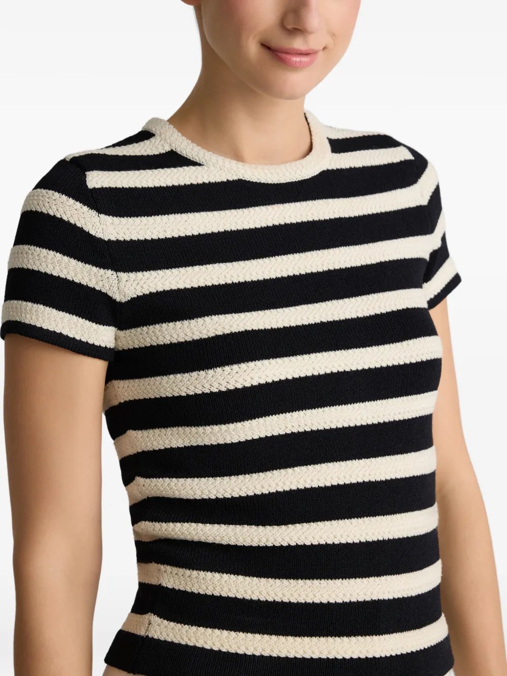 Breton Stripe Knit T-Shirt