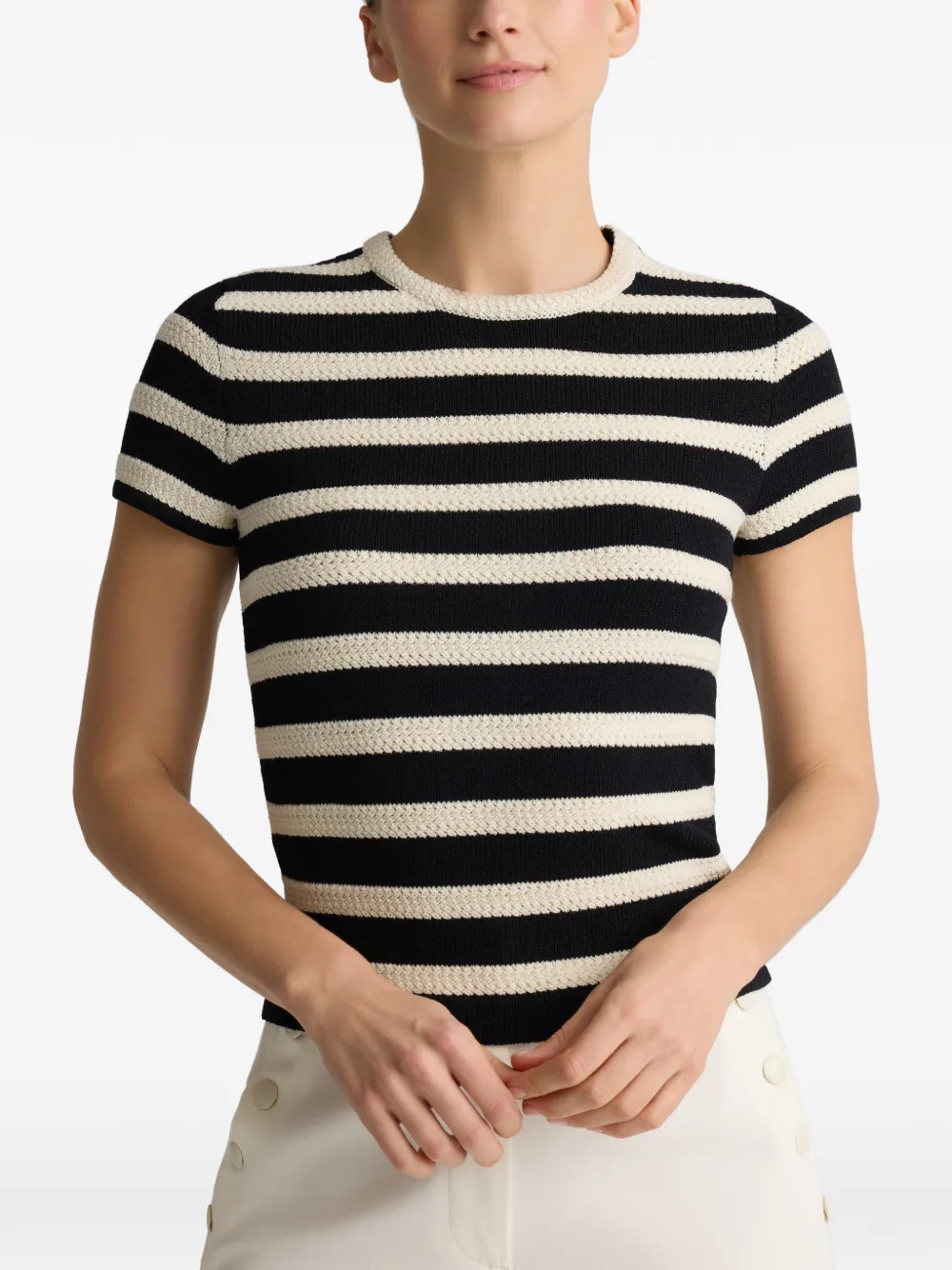 Breton Stripe Knit T-Shirt