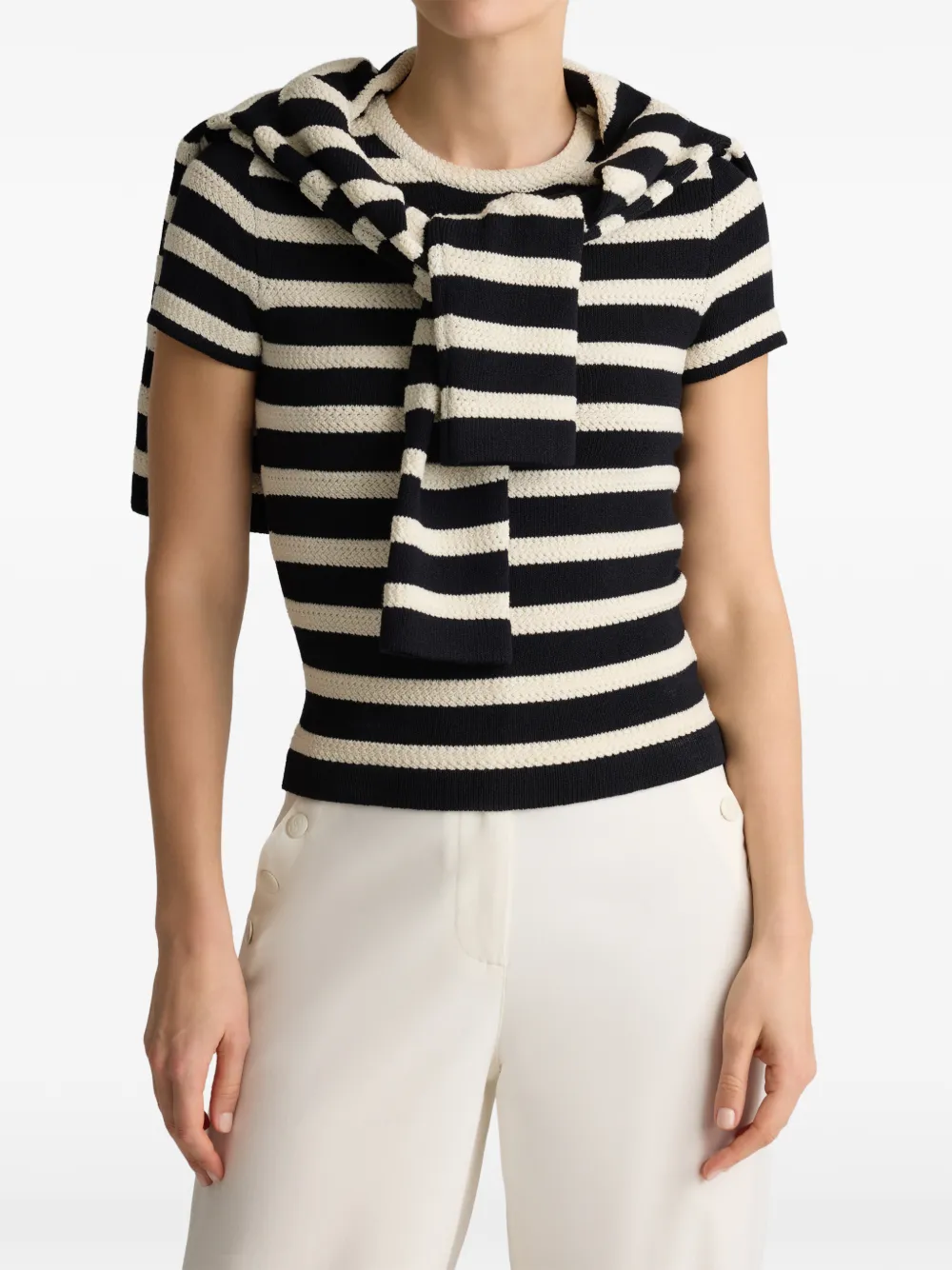 Breton Stripe Knit T-Shirt
