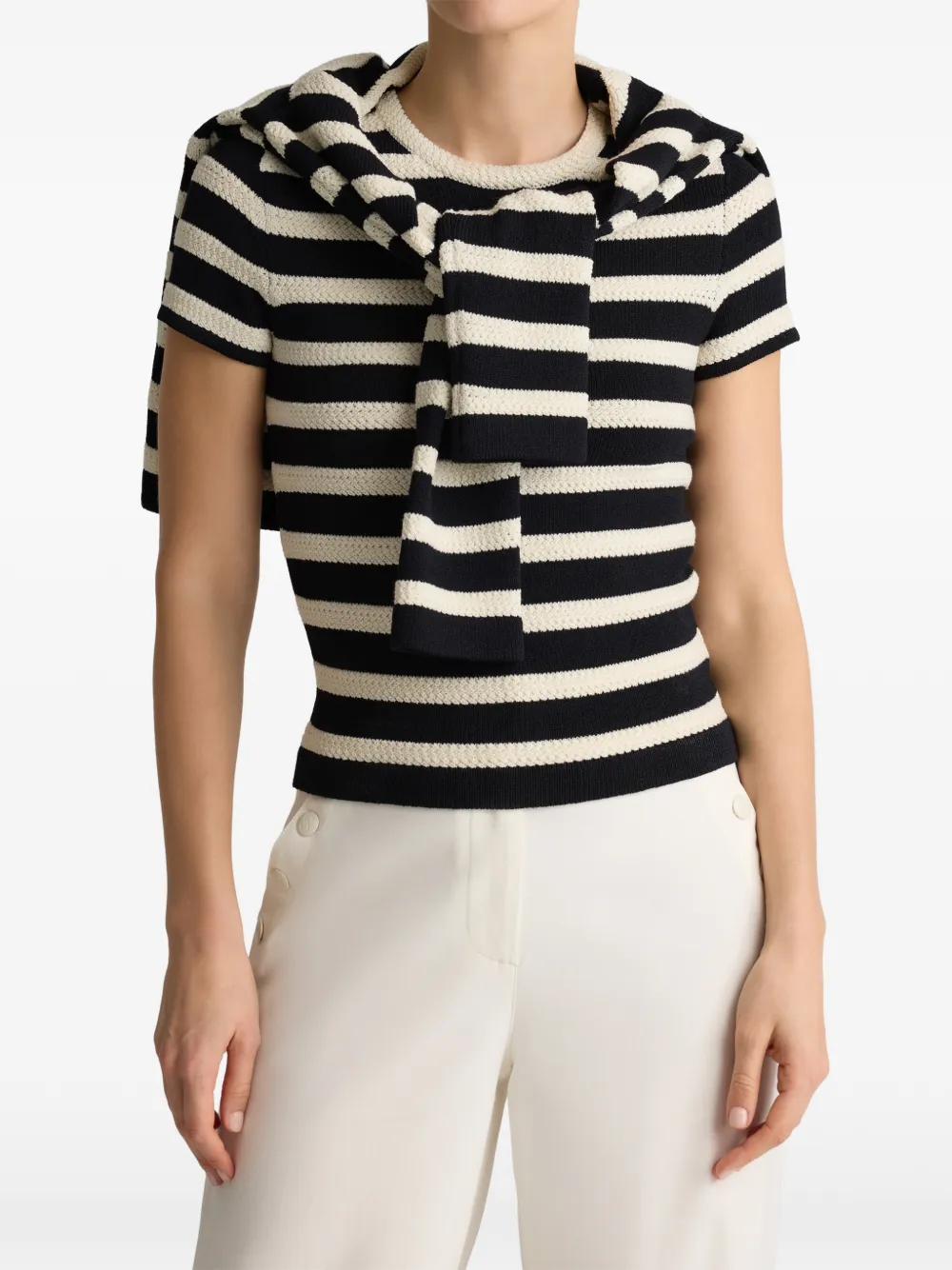 Breton Stripe Knit T-Shirt
