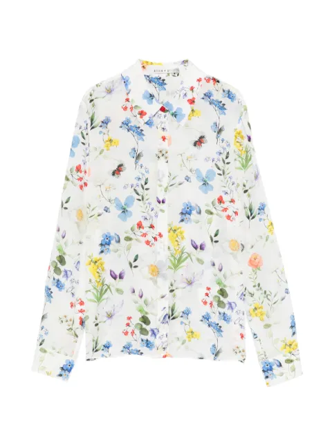 alice + olivia blusa Willa