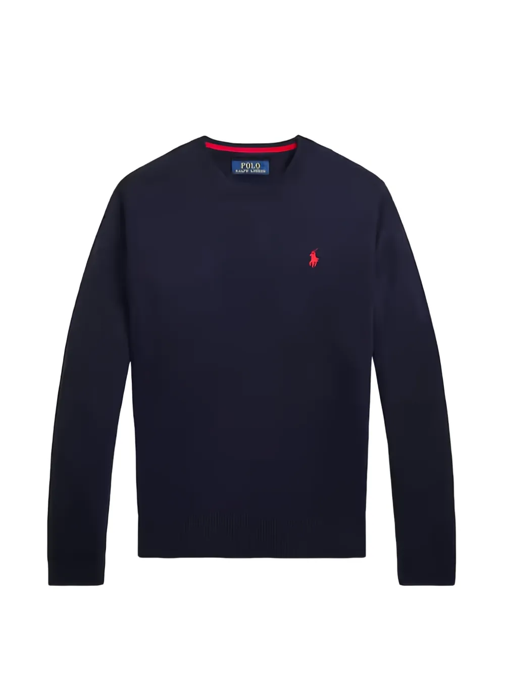 POLO RALPH LAUREN KIDS cotton crewneck jumper - Blu