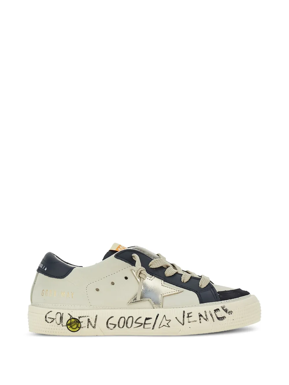 Golden Goose Kids star lace-up sneakers Beige