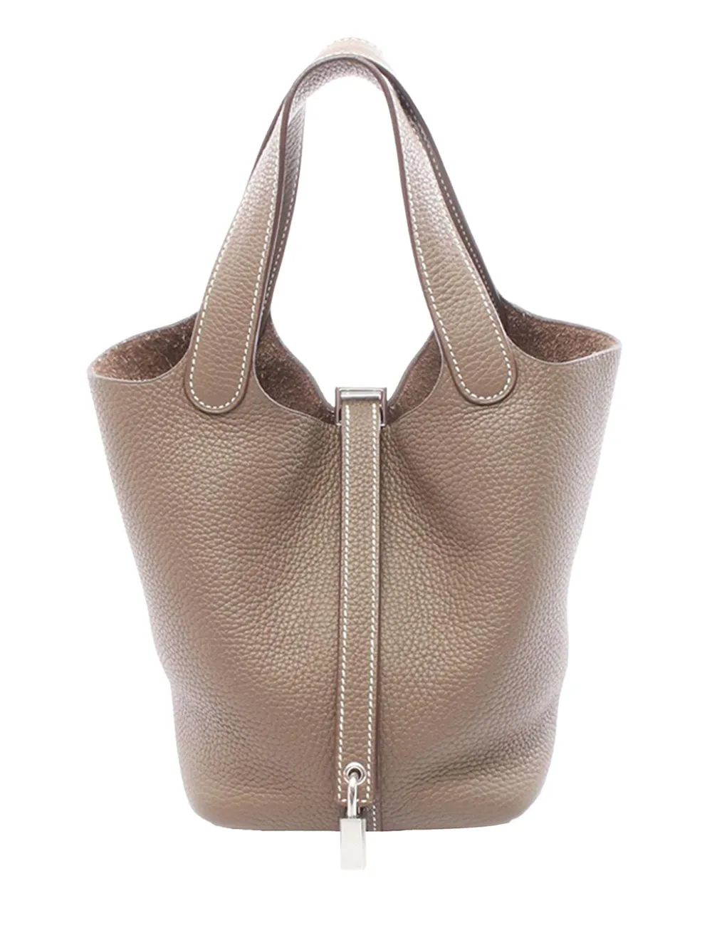 Hermès Pre-Owned 2016 Clemence Picotin Lock 18 handbag - Grigio