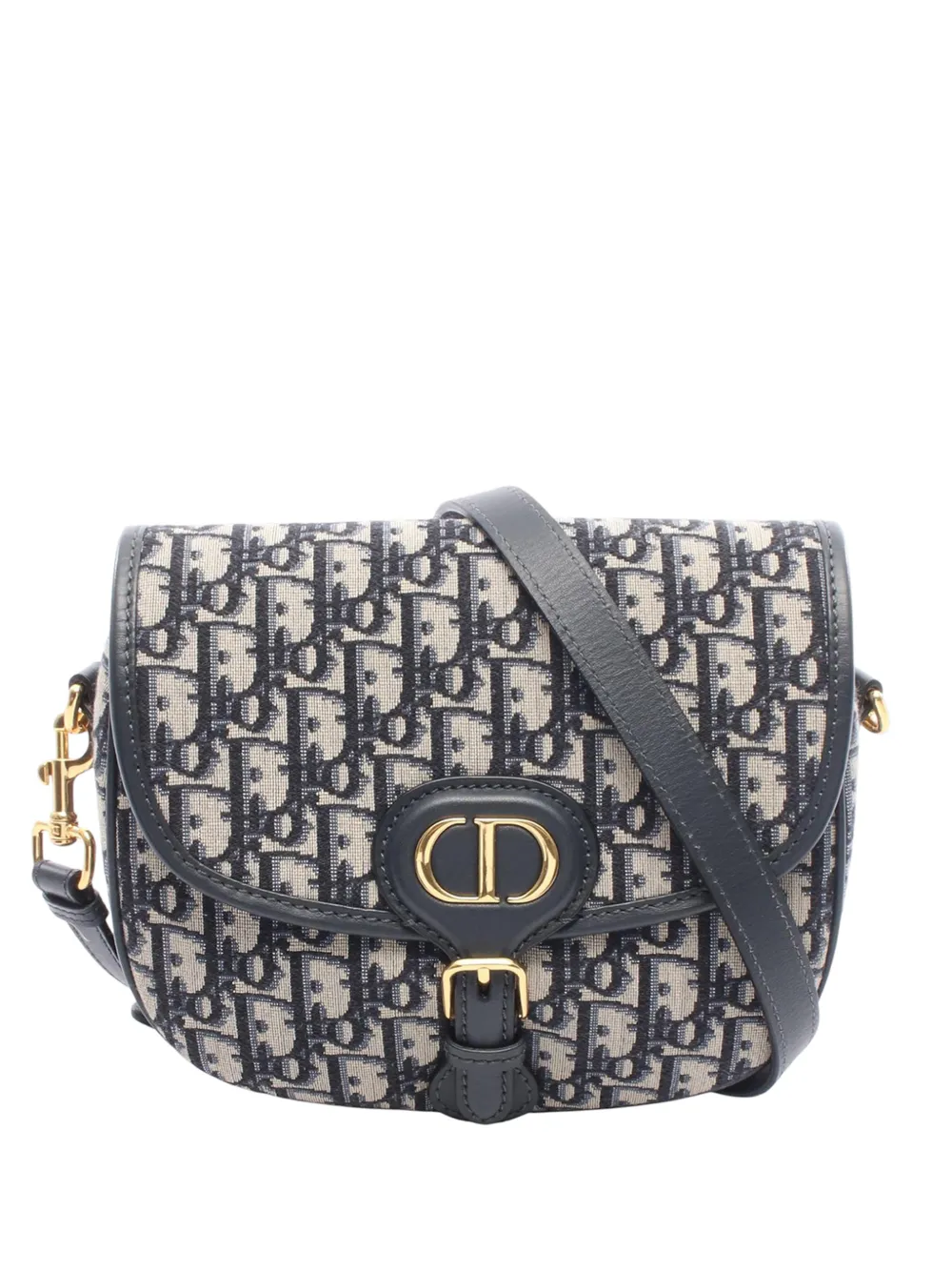 Christian Dior Pre-Owned 2021-2025 Medium Oblique Canvas Bobby crossbody bag - Blu