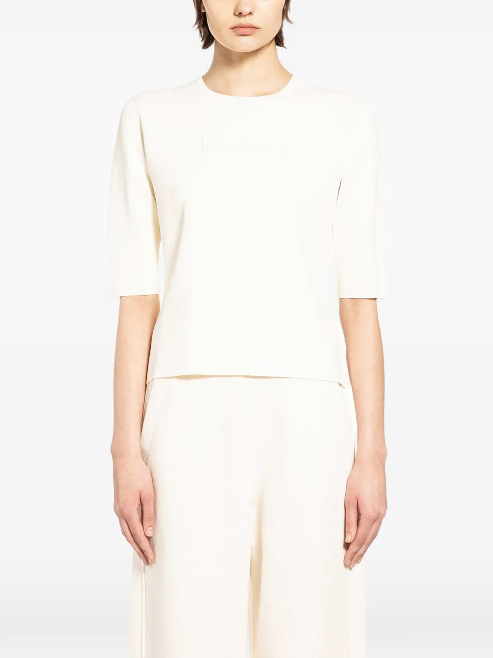 Max Mara lbow-length top - Toni neutri