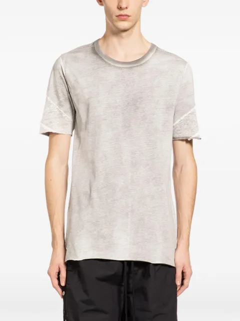 Thom Krom T-shirt i bomuld med slids