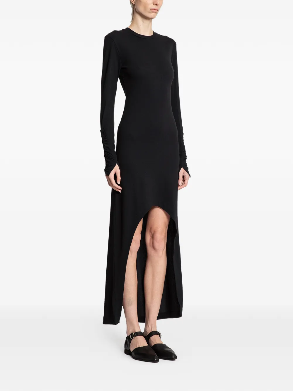 Crew-Neck Maxi Dress