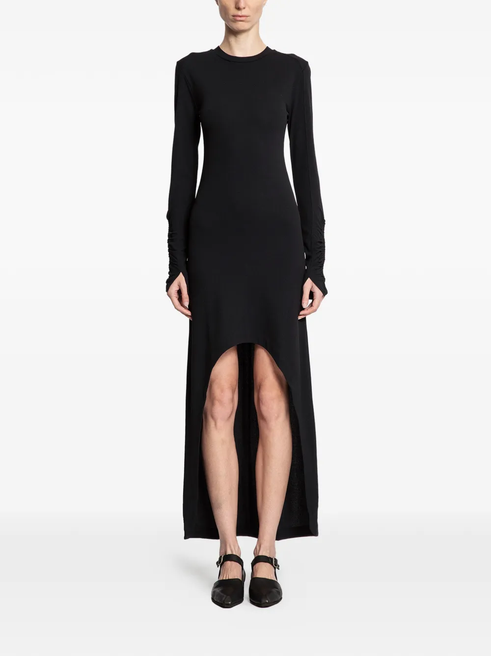 Thom Krom crew-neck maxi dress - Nero