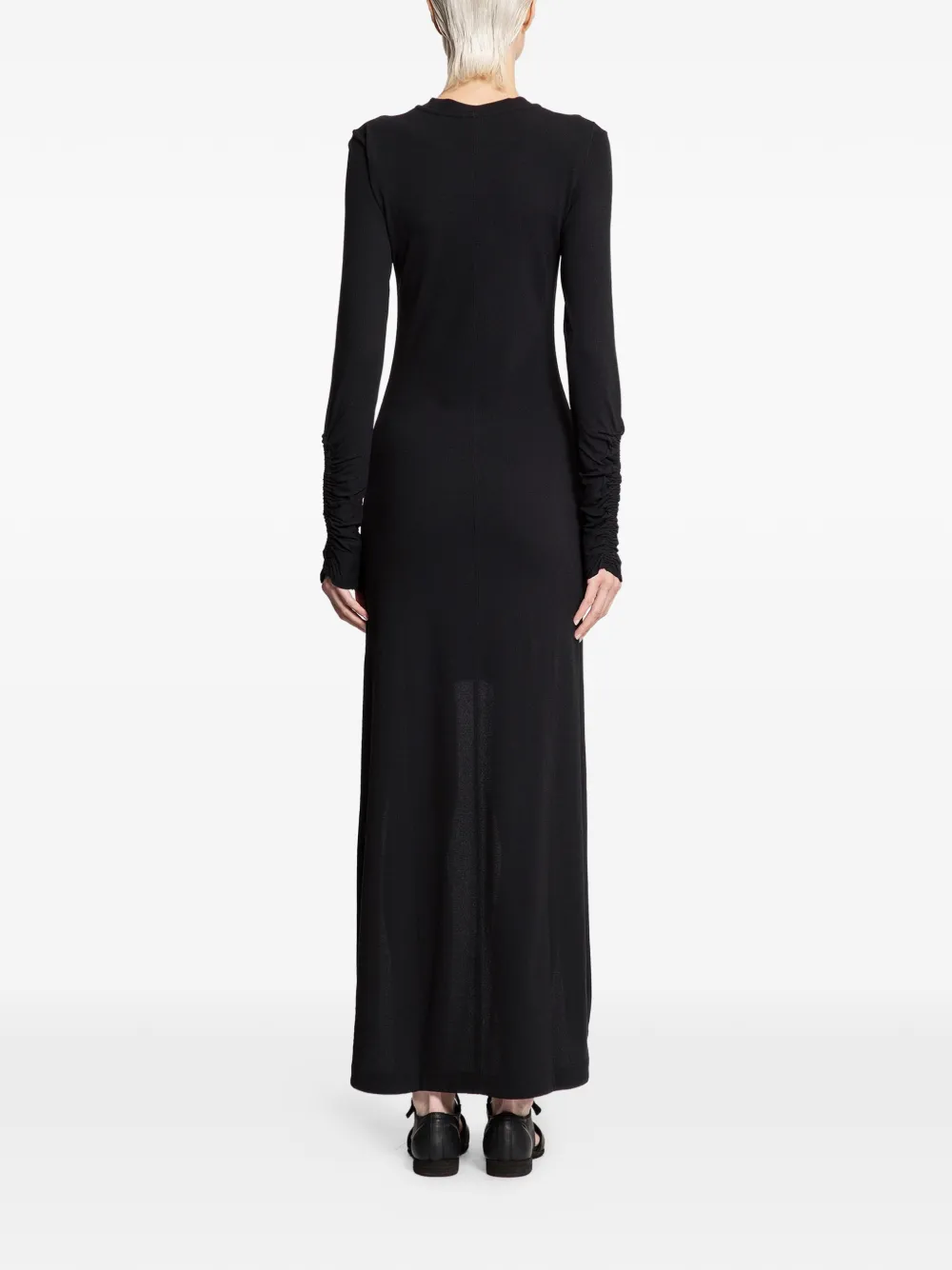  Thom Krom Crew-neck Maxi Dress - Black 