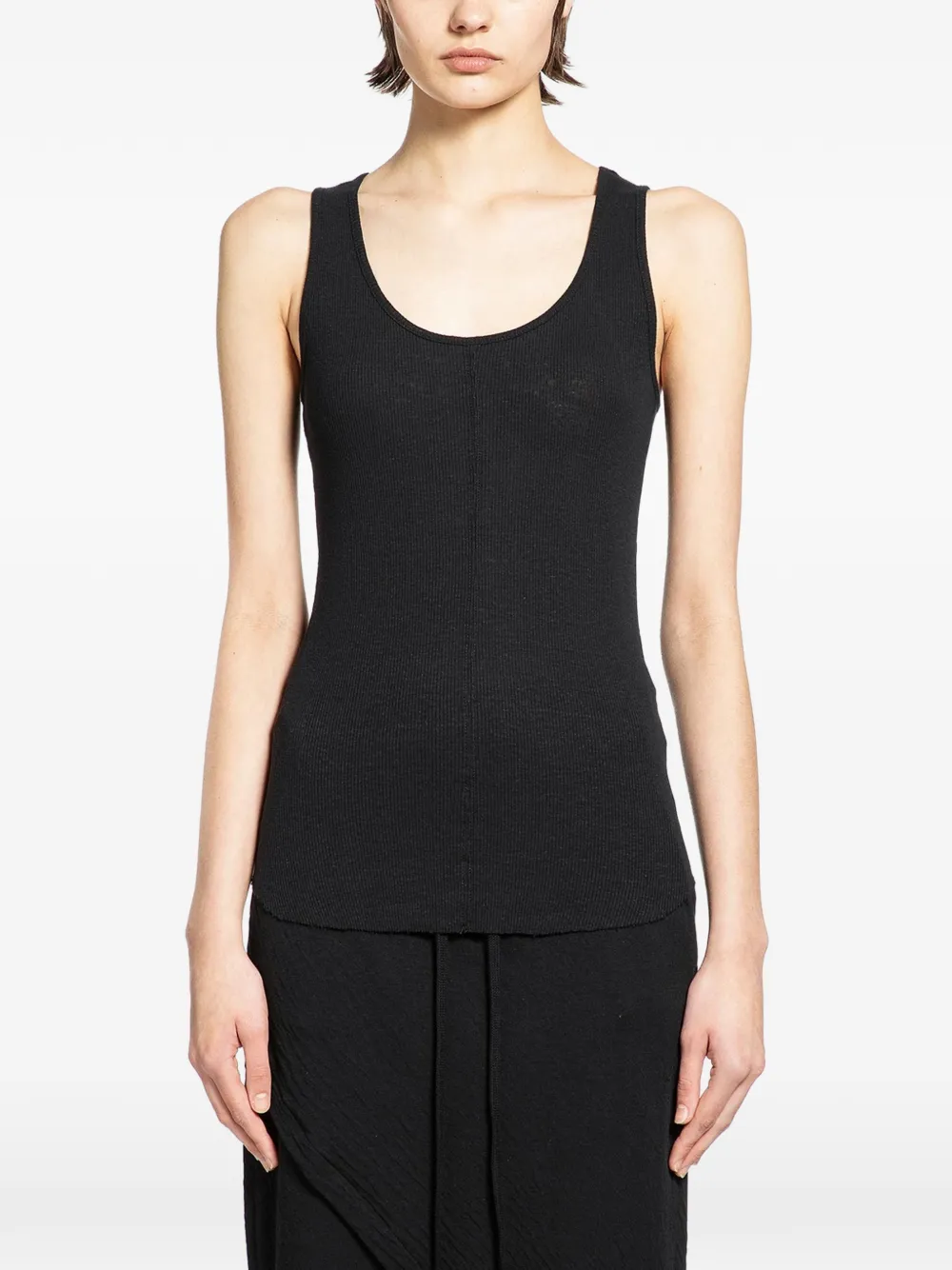 Thom Krom long ribbed tank top - Nero