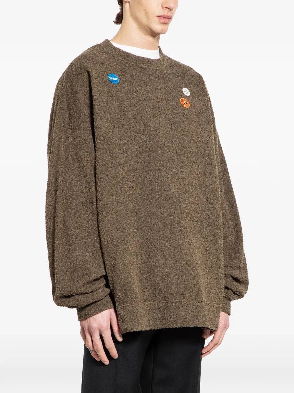  Undercover Embellished Sweatshirt - Brown 
