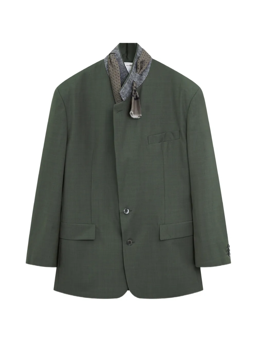 Magliano Dawn Rimini shawl collar blazer - Verde