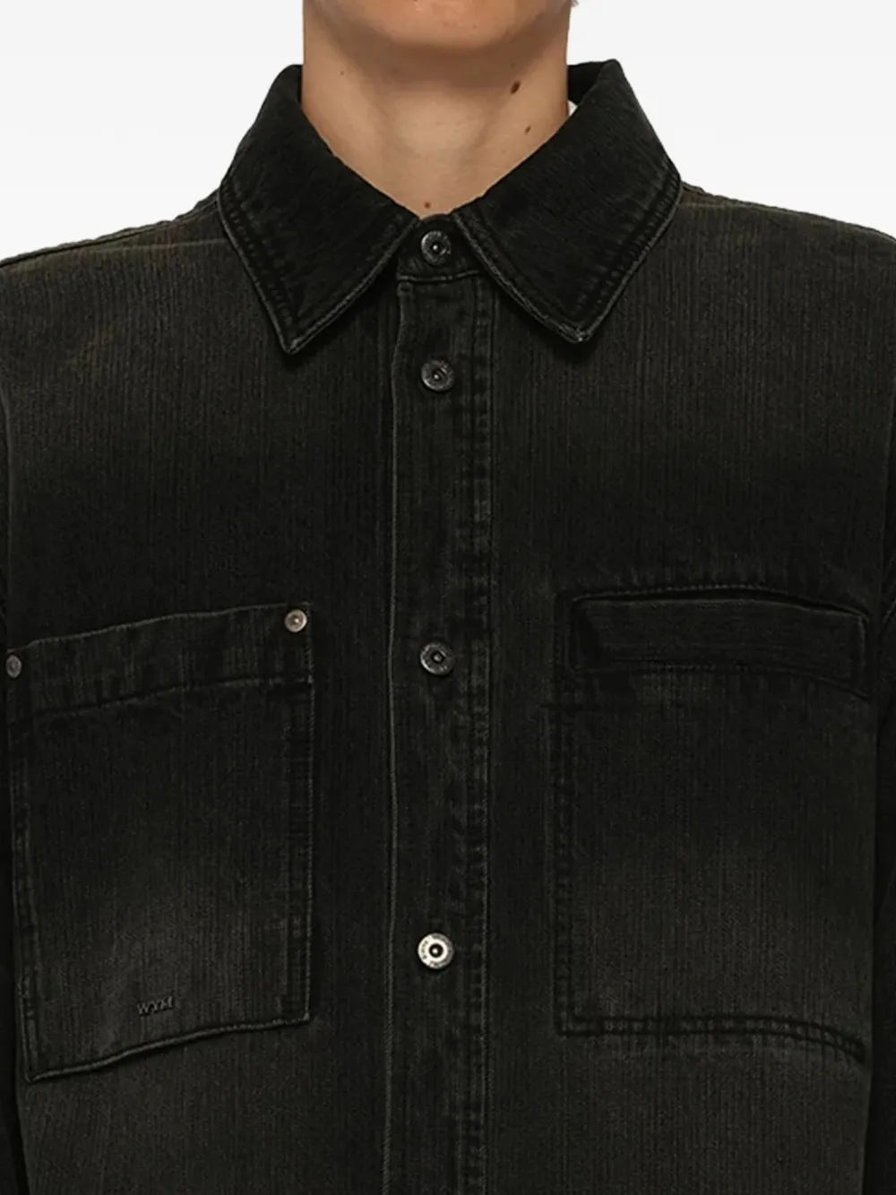 Wooyoungmi Denim overhemd Grijs