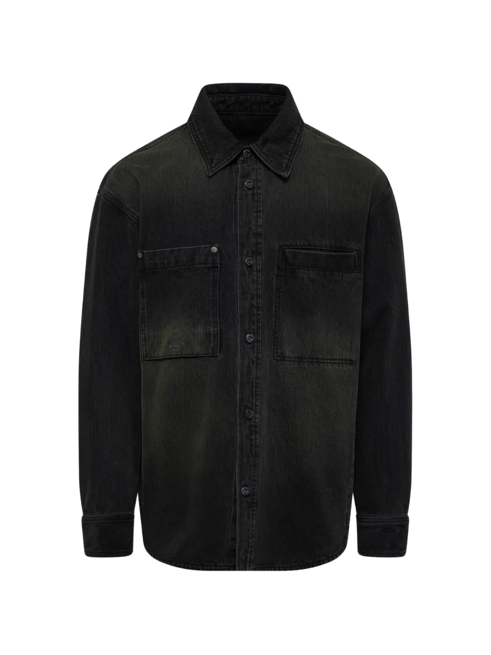 Wooyoungmi washed denim shirt - Grigio