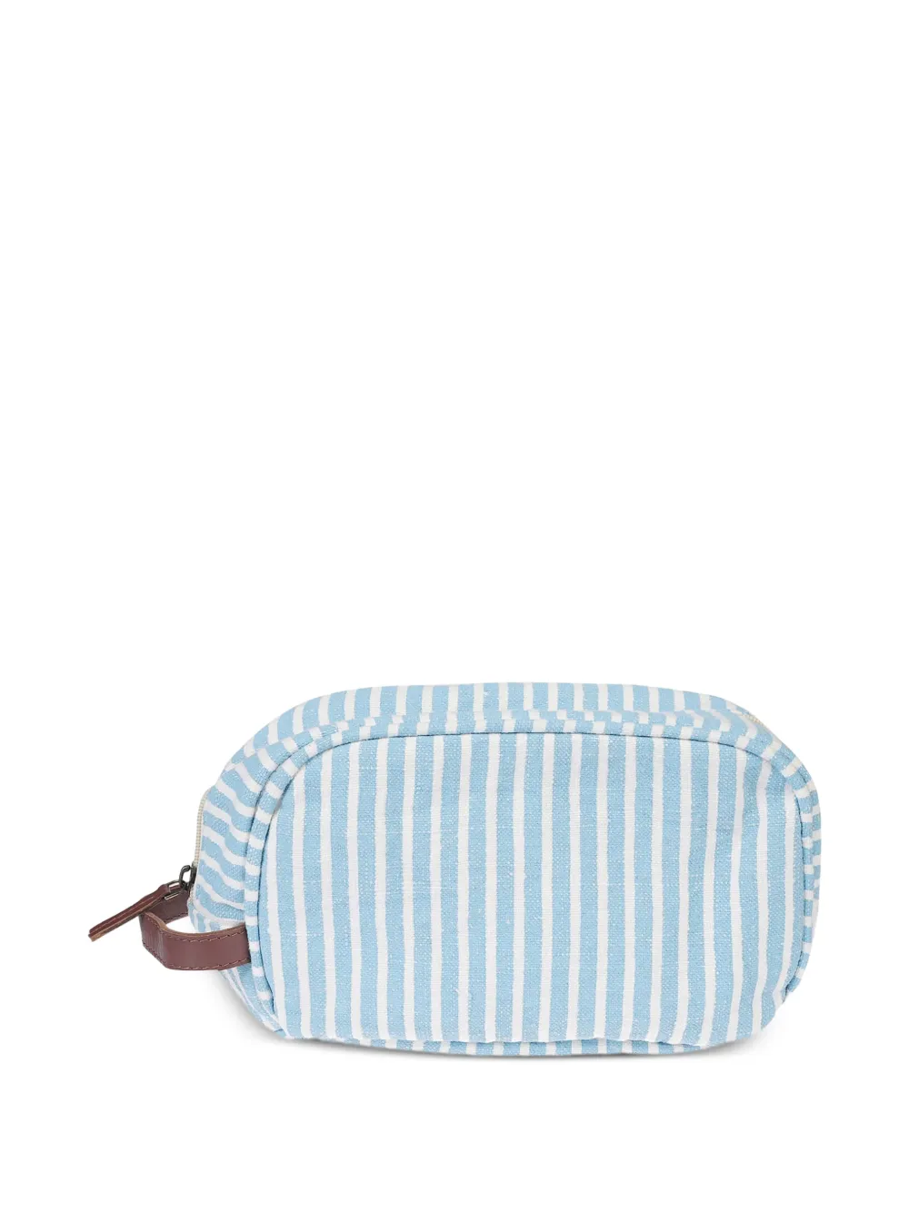 MC2 Saint Barth Westwood linnen gestreepte toilettas Blauw