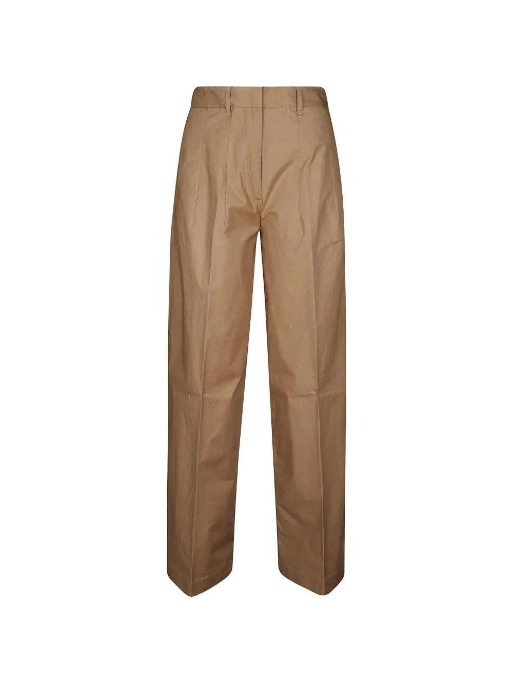 Nine In The Morning logo detail trousers - Toni neutri