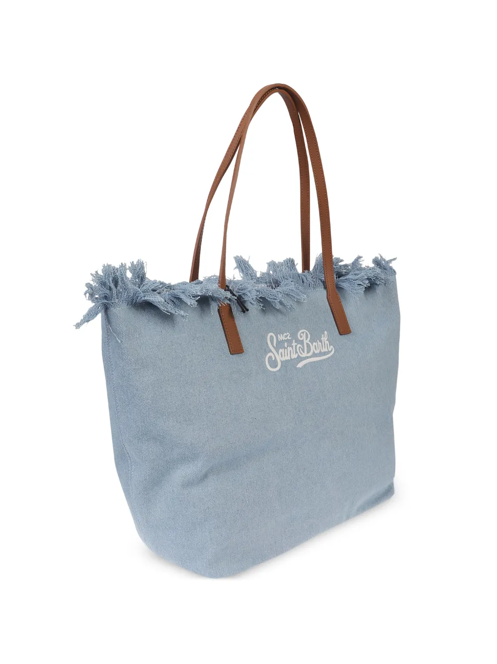 MC2 Saint Barth Shopper met franje Blauw