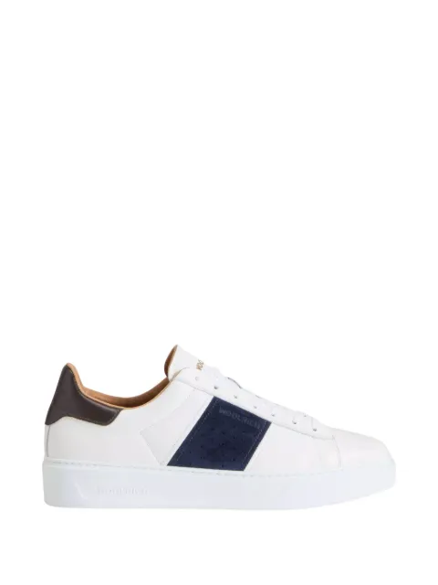 Woolrich Classic Band Court leather sneakers