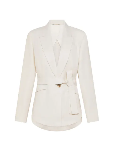 Seventy blazer con botones y moño