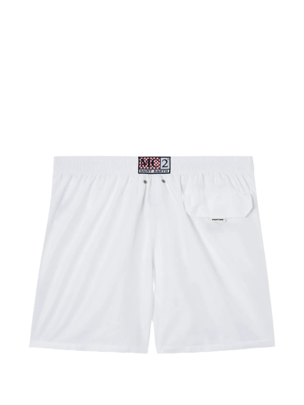 MC2 Saint Barth Zwembroek met print Wit