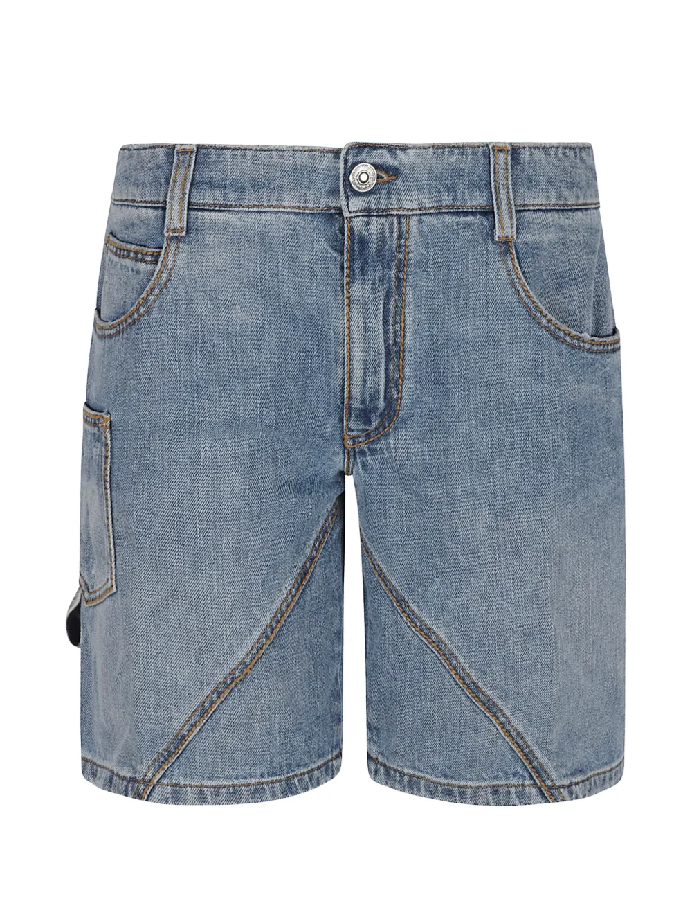 Ermanno Scervino panelled denim shorts - Blu